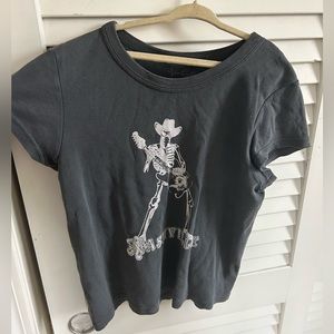 brandy melville nashville skeleton top